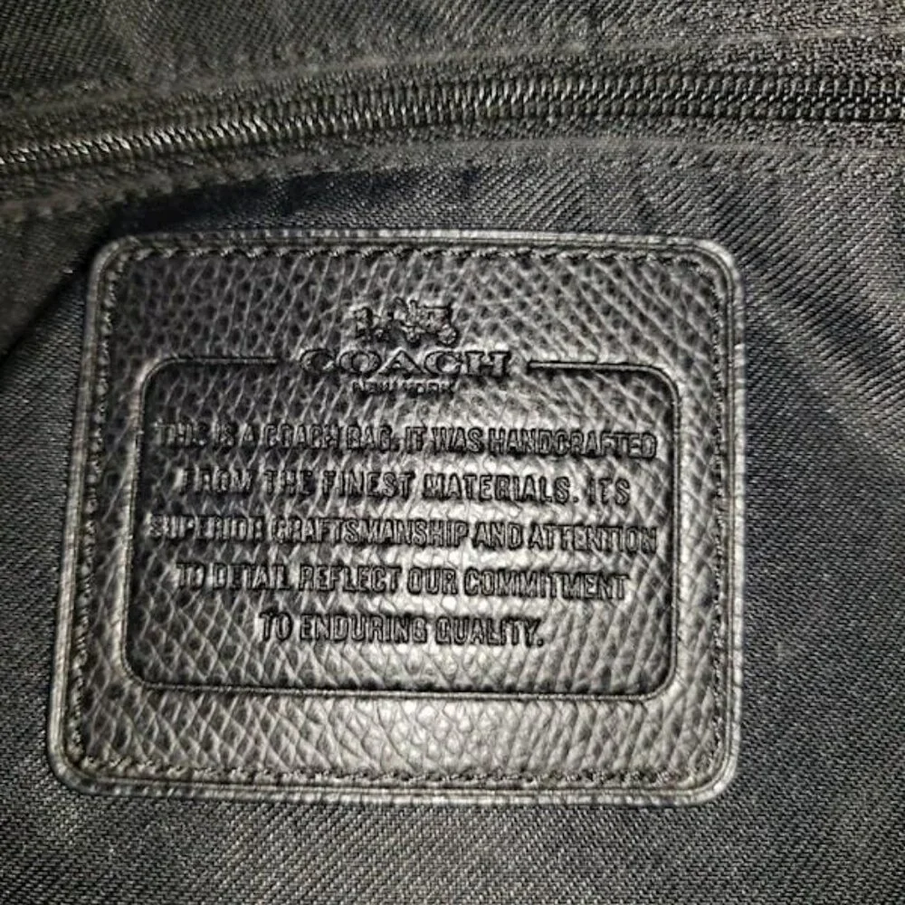 COACH 35500 Nylon Zip Tote Bag - Picture 4 of 9